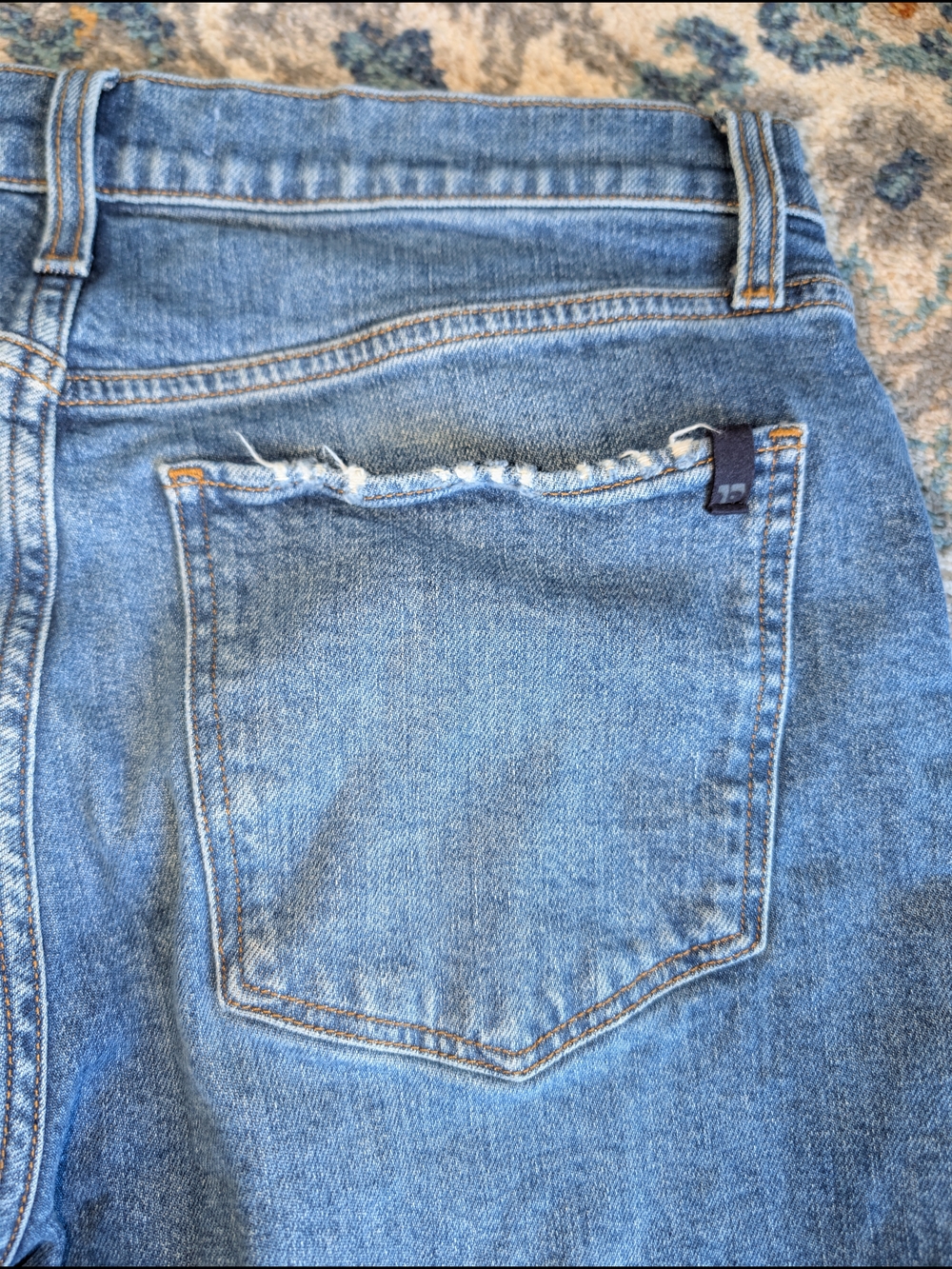Joe's Jeans Blue Denim Wide Leg Jeans Womens 29 Button Clean 90s Niki Go Wild
